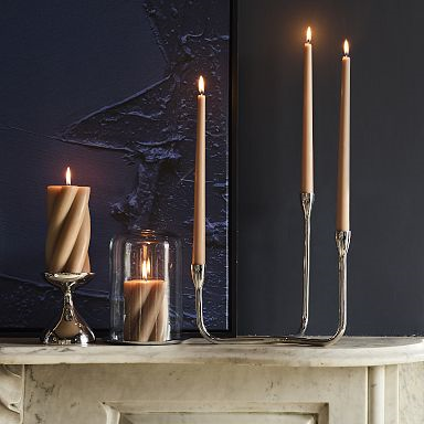 Kuba Metal Taper Centerpiece