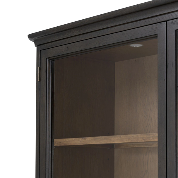 63" Wide - Sussex Smoked Black Wide Cabinet