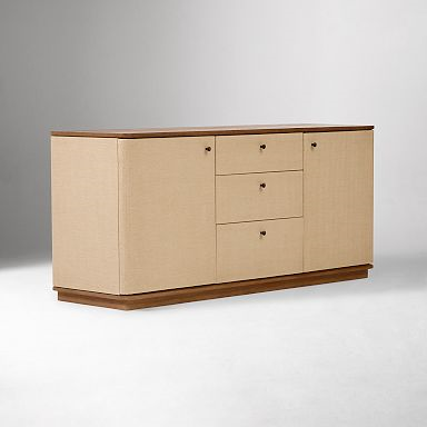 60" Camille Grasscloth Buffet