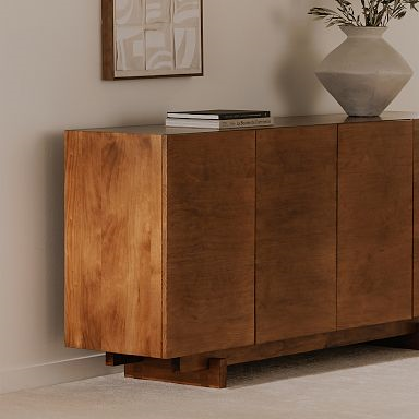74" Gotham Solid Wood Sideboard