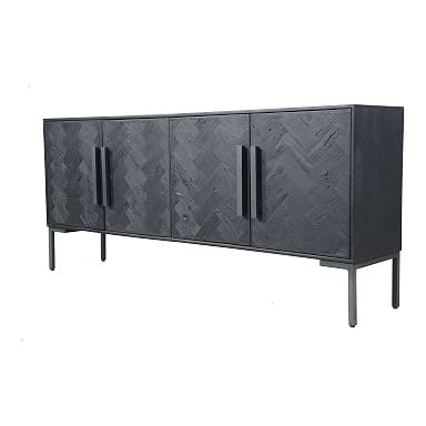77" Herringbone Wood Buffet
