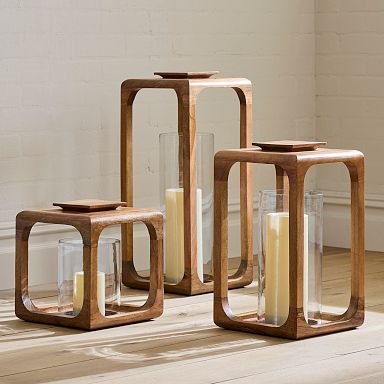 Mango Wood Lanterns