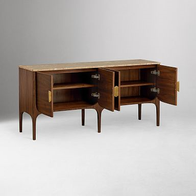 64" Amalthea Travertine Buffet