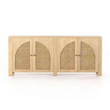78" Cane Arches Buffet
