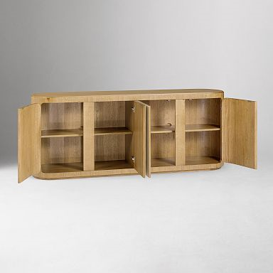 84" Danica Oval Shagreen Sideboard