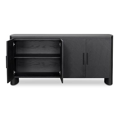 71" Anatola Herringbone Rounded Sideboard