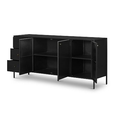 74" Bronzed Iron Buffet