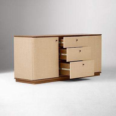 60" Camille Grasscloth Buffet
