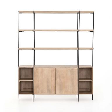 65" Natural Mango Buffet & Hutch