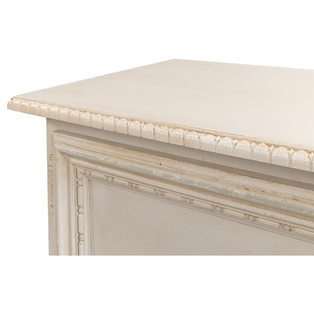 42" Wayne French Country Beige Wood Sideboard
