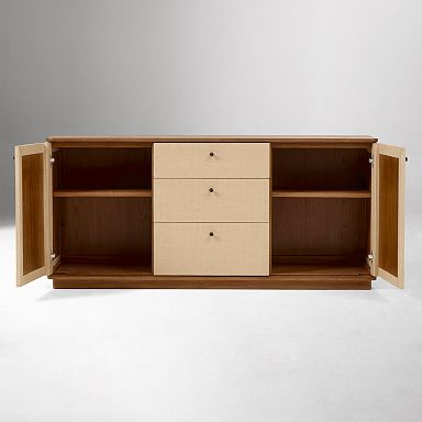 60" Camille Grasscloth Buffet