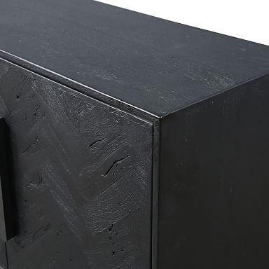 77" Herringbone Wood Buffet