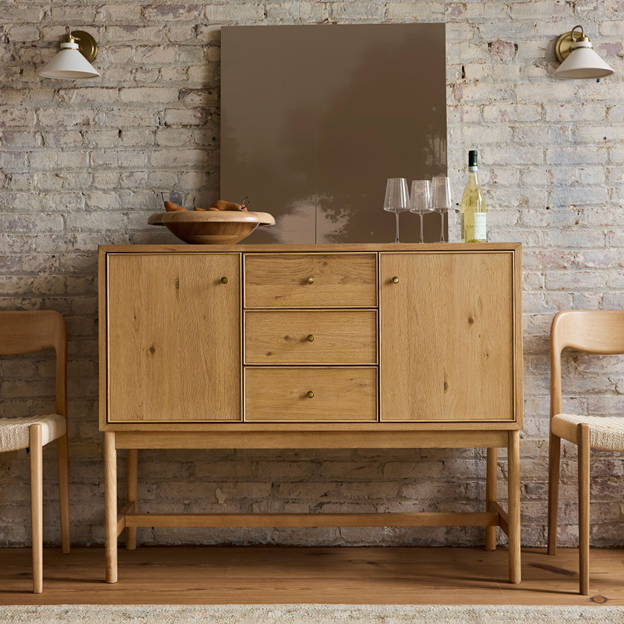50" Wide - Siobhan Oak Tall Sideboard