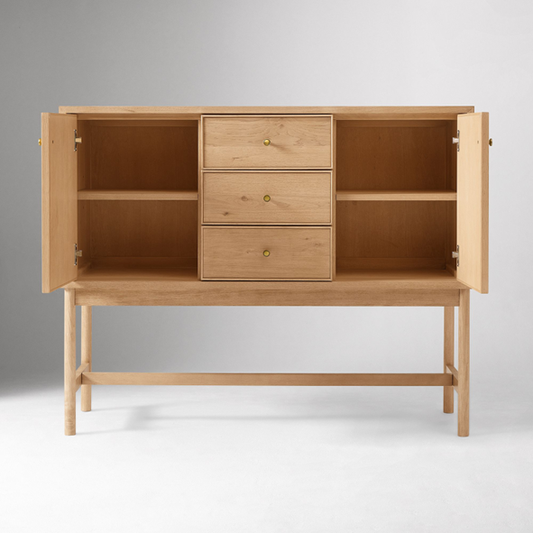 50" Wide - Siobhan Oak Tall Sideboard