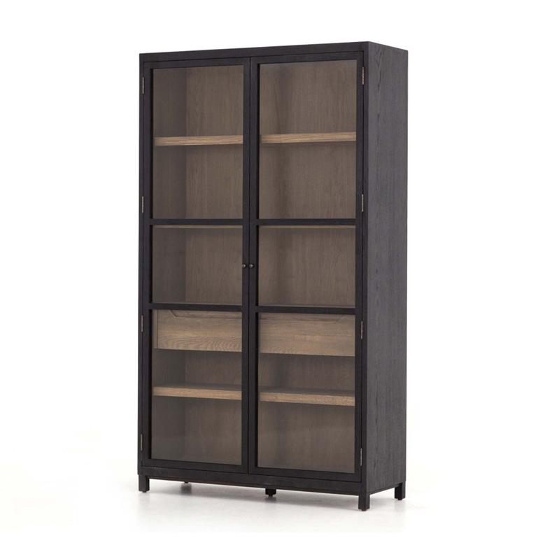 47.5" - 2 - Akiko Black Tall Cabinet
