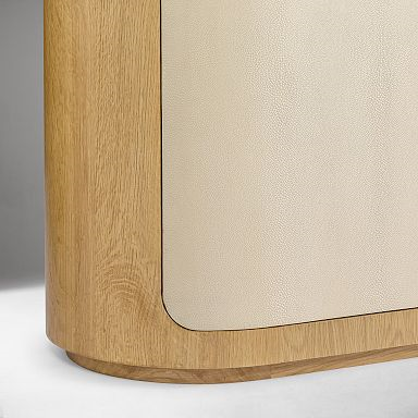 84" Danica Oval Shagreen Sideboard