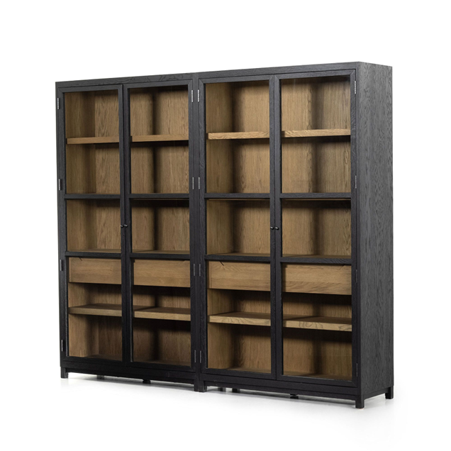 47.5" - 2 - Akiko Black Tall Cabinet