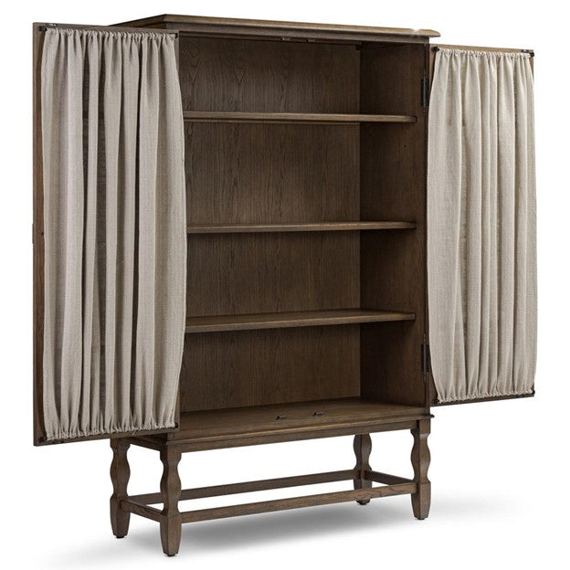 Finley Fawn Oak Cabinet