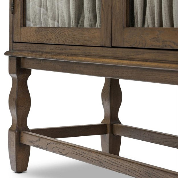 Finley Fawn Oak Cabinet
