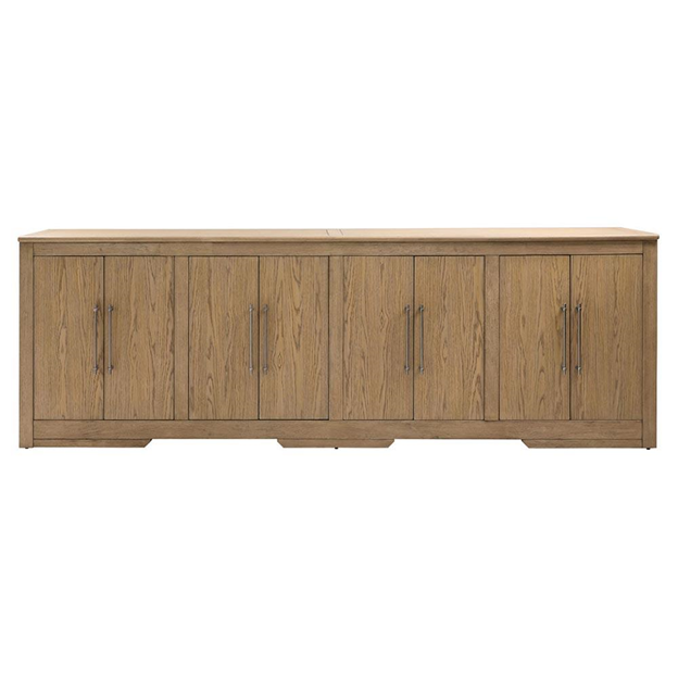 106" Dakota Rustic Lodge Natural Oak Wood Sideboard