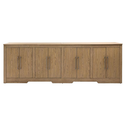 106" Dakota Rustic Lodge Natural Oak Wood Sideboard