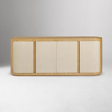 84" Danica Oval Shagreen Sideboard