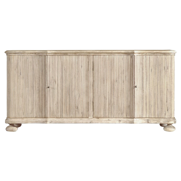 72" Gabriel Updated Traditional Washed Acacia Wood Buffet