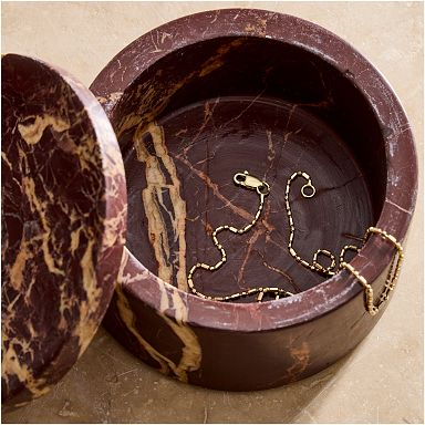 Red Levanto - Marble Decorative Box