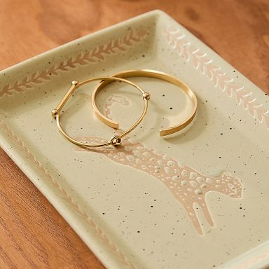 Pierce & Ward Ceramic Leopard Tray