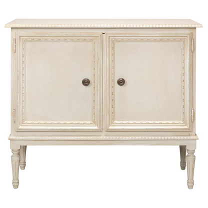 42" Wayne French Country Beige Wood Sideboard
