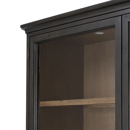 63" Wide - Sussex Smoked Black Wide Cabinet