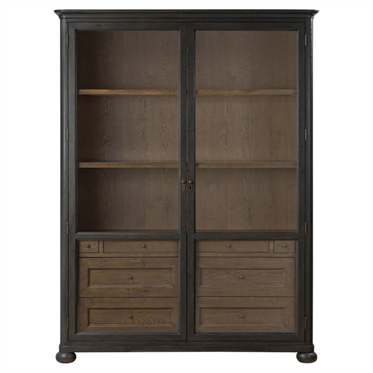 63" Wide - Sussex Smoked Black Wide Cabinet