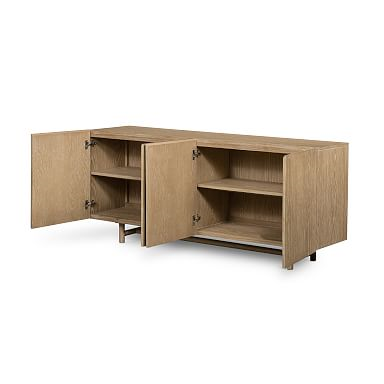 72" Modern Oak Buffet