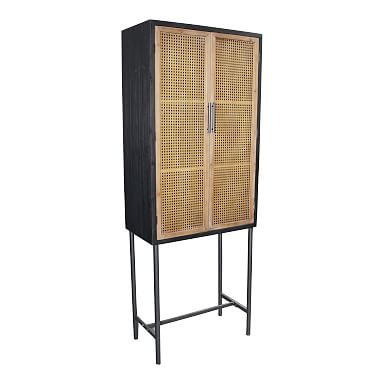 68" Tall Woven Cabinet