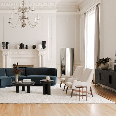 77" Herringbone Wood Buffet