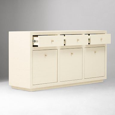 60" Mayson Painted Grasscloth Buffet