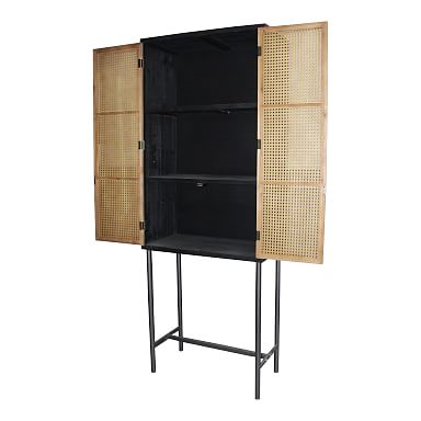 68" Tall Woven Cabinet