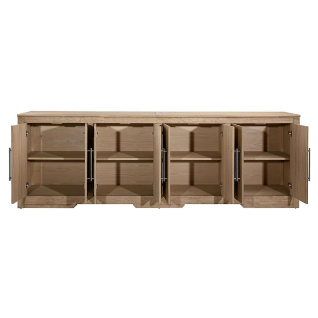 106" Dakota Rustic Lodge Natural Oak Wood Sideboard