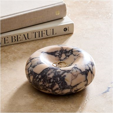 Breccia Marble - Donut Trinket Tray