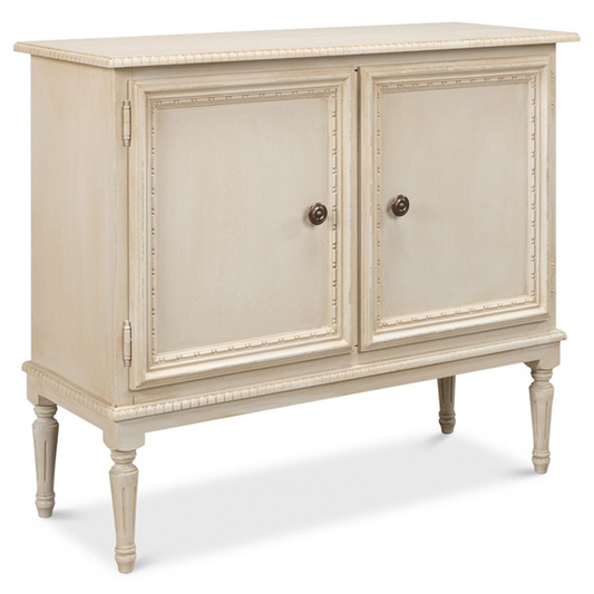 42" Wayne French Country Beige Wood Sideboard