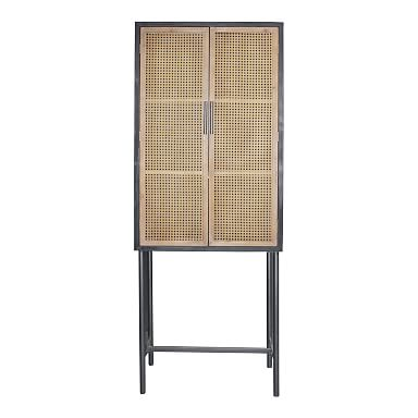 68" Tall Woven Cabinet