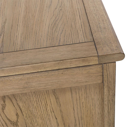 106" Dakota Rustic Lodge Natural Oak Wood Sideboard