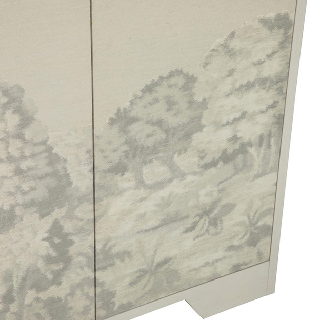 72" Daliyah Modern Classic Cream Tapestry Sideboard