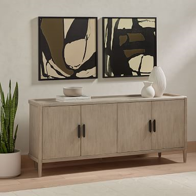 75" Mahogany Wood Buffet