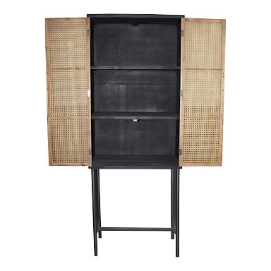 68" Tall Woven Cabinet