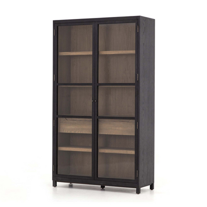 47.5" - 2 - Akiko Black Tall Cabinet