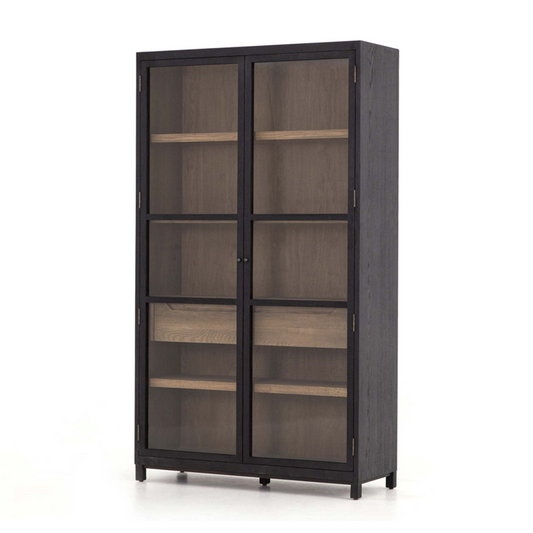 47.5" - 2 - Akiko Black Tall Cabinet