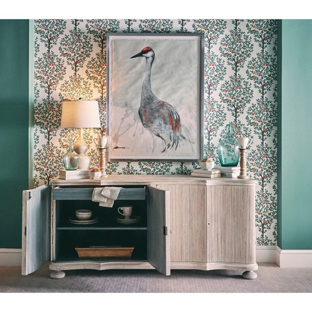 72" Gabriel Updated Traditional Washed Acacia Wood Buffet