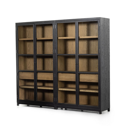 47.5" - 2 - Akiko Black Tall Cabinet