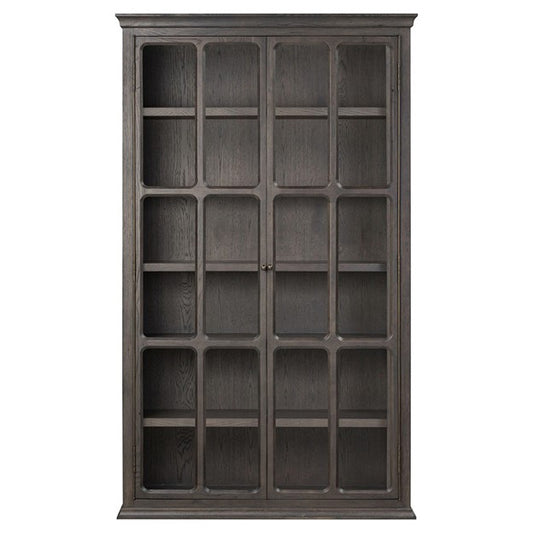 Dawson Updated Traditional Smoked Black Oak Cabinet